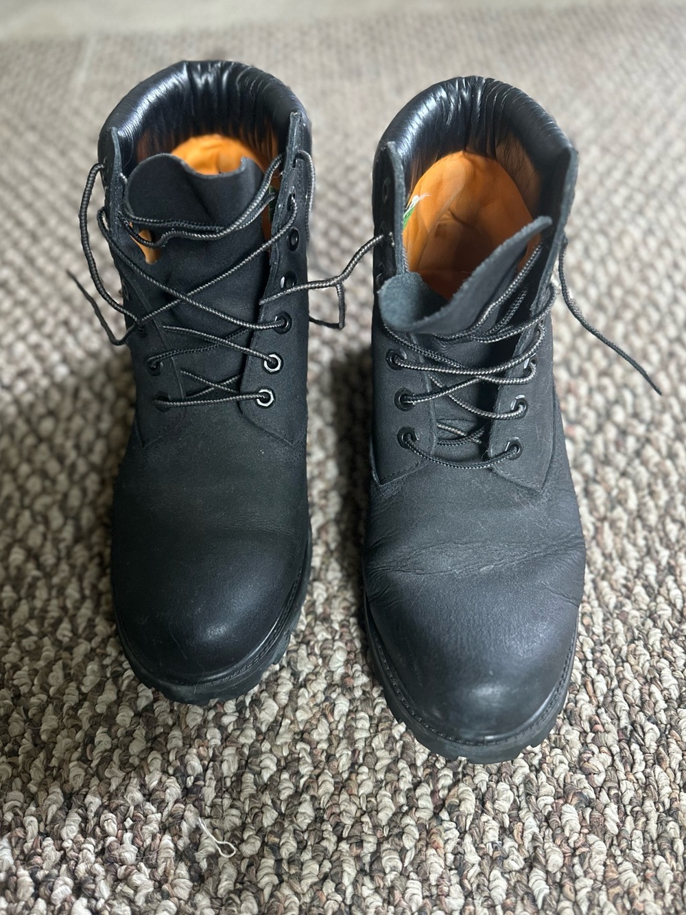 Mens Timberland Classic Boots Black Sz 11 - Picture 3 of 8